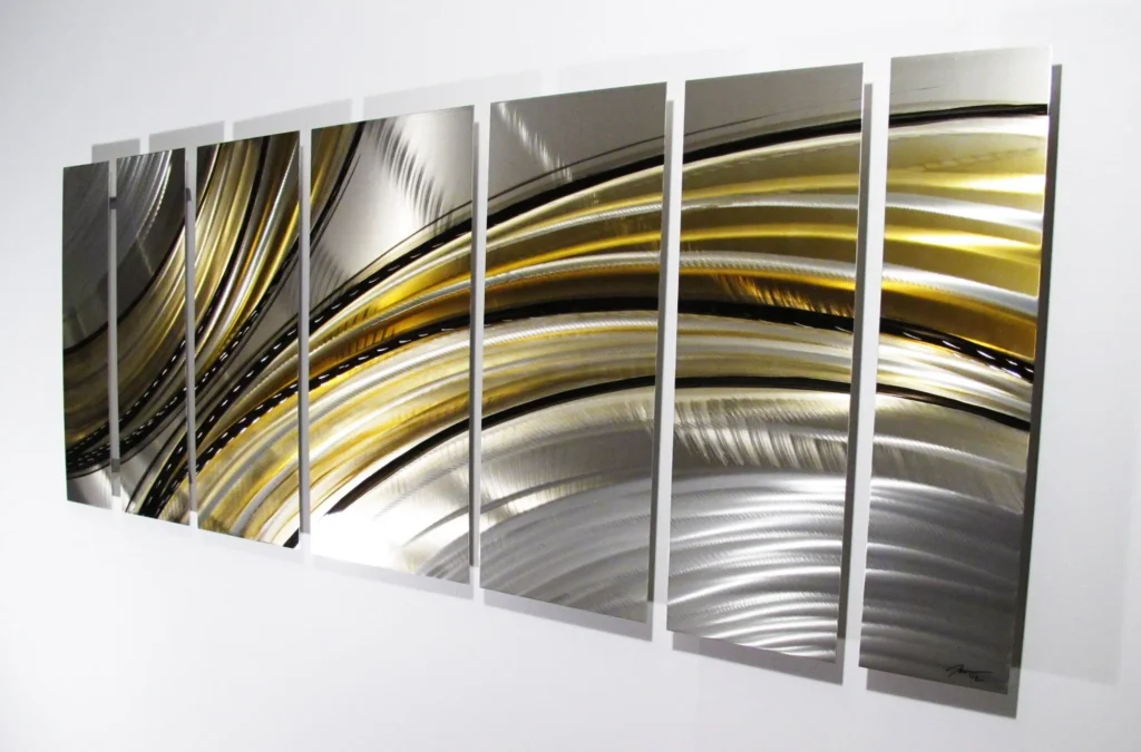 Gold Metal Wall Art