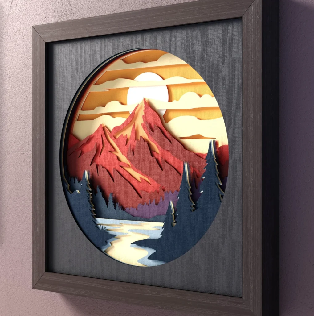 Framed Shadow Box Wall Art