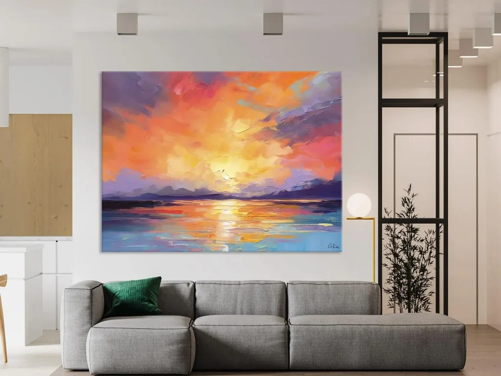 Abstract Wall Art for Living Room