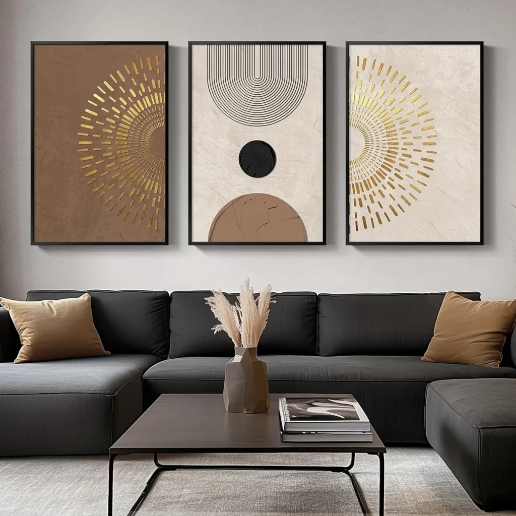 Abstract Wall Art for Living Room