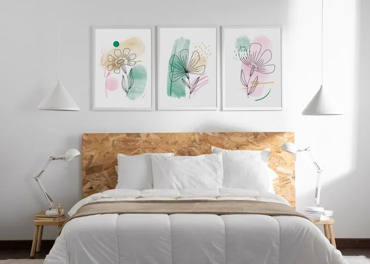 Abstract Wall Art for Bedroom