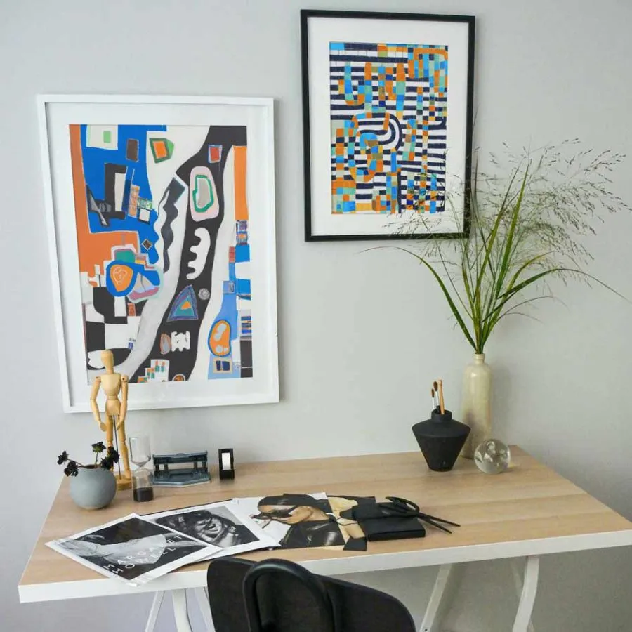 Abstract Wall Art for Office