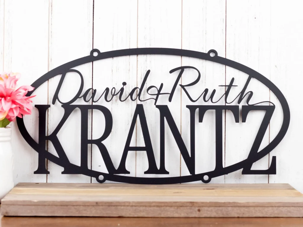 Personalized Metal Wall Art