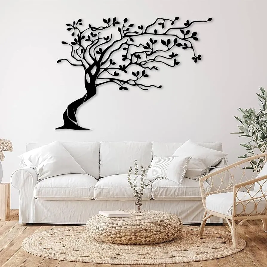 metal tree wall art