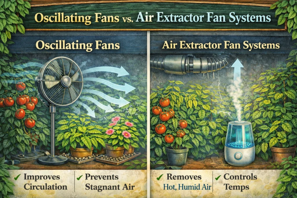 Oscillating Fans vs. Air Extractor Fan Systems