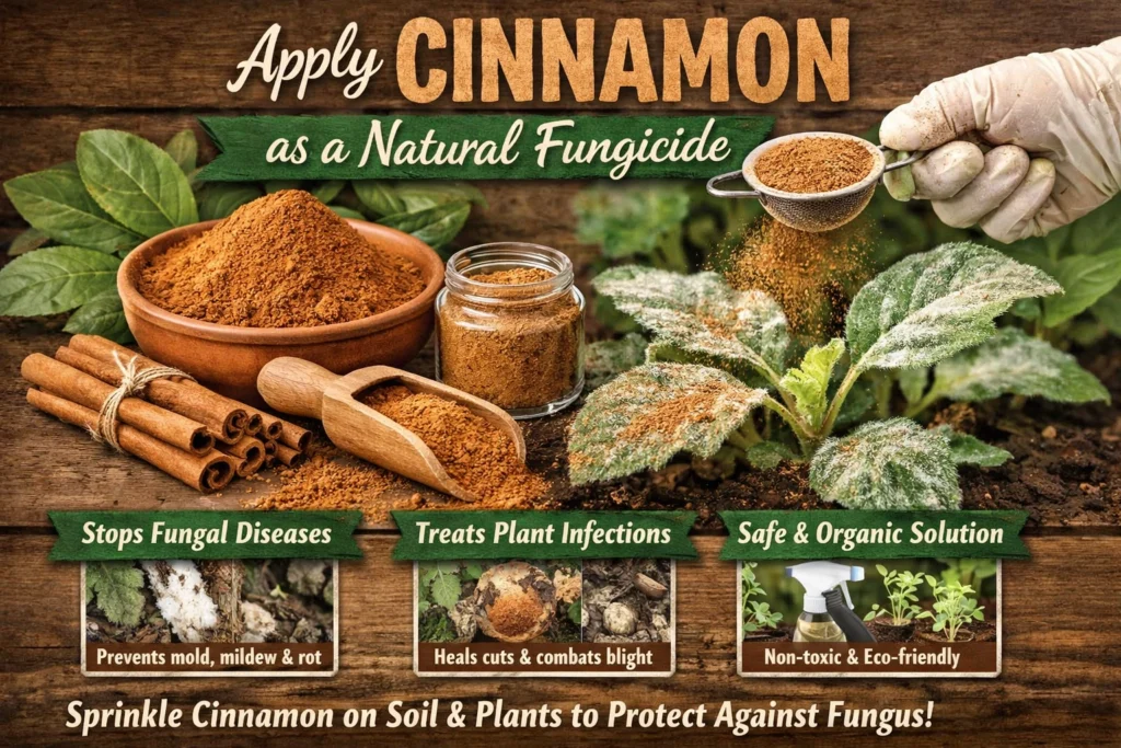 Apply Cinnamon as a Natural Fungicide