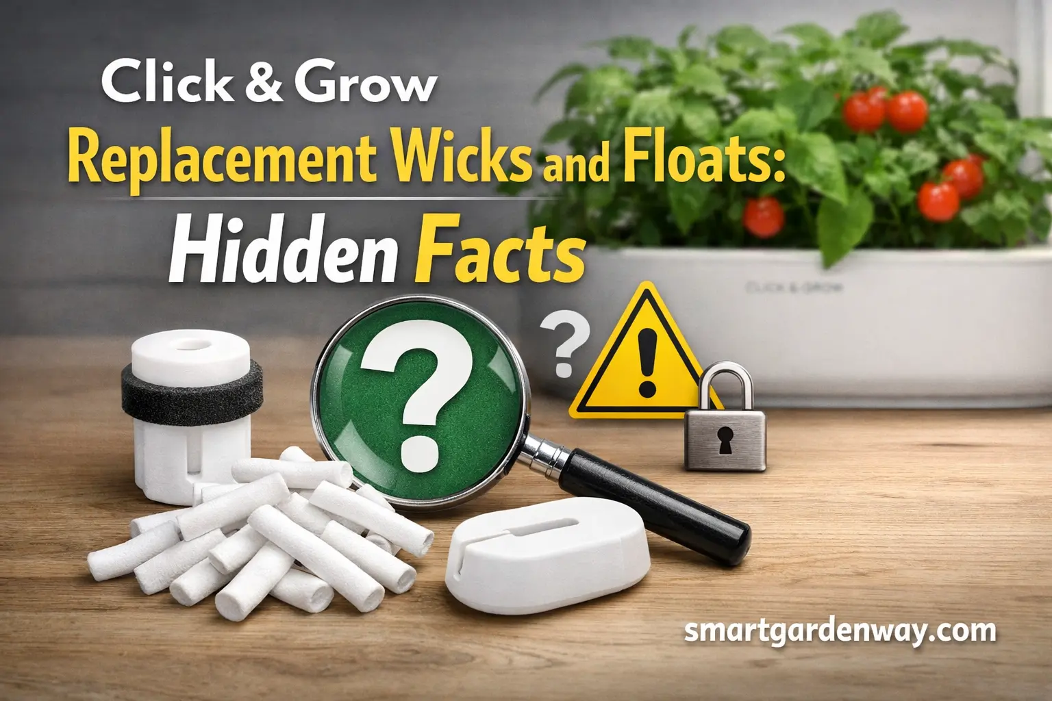 Click & Grow Replacement Wicks and Floats