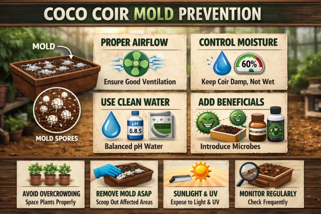 Coco Coir Mold Prevention