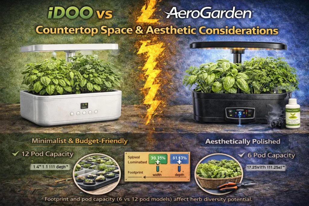 Countertop Space & Aesthetic Considerations
