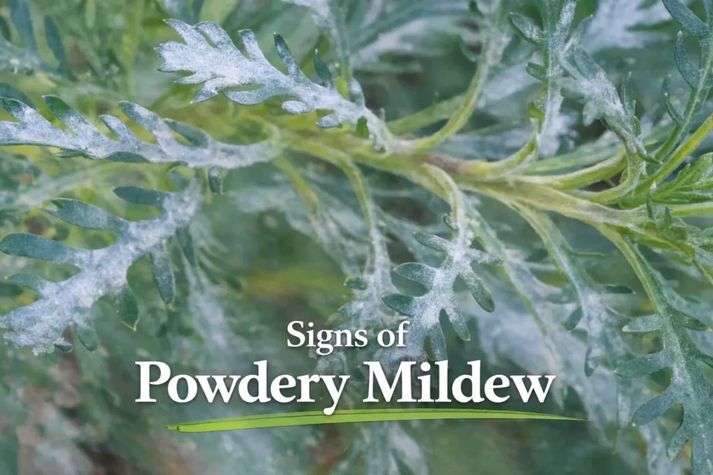 early signs of powdery mildew