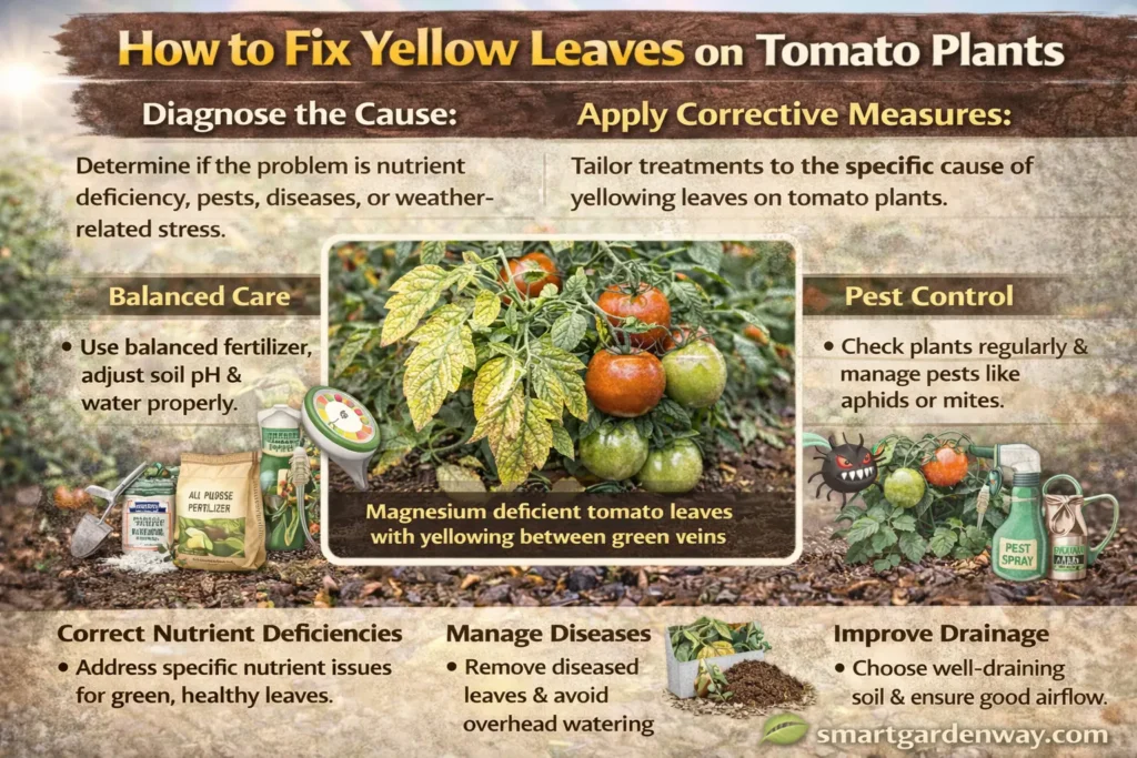 How to Fix Yellow Leaves on Tomato Plants