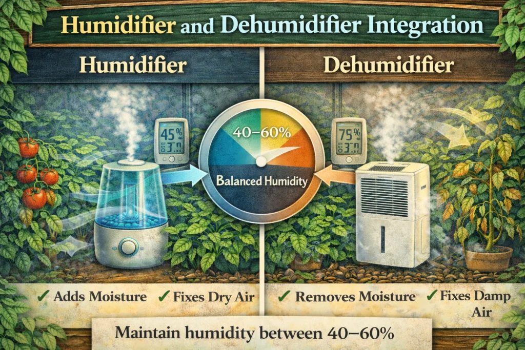 Humidifier and Dehumidifier Integration