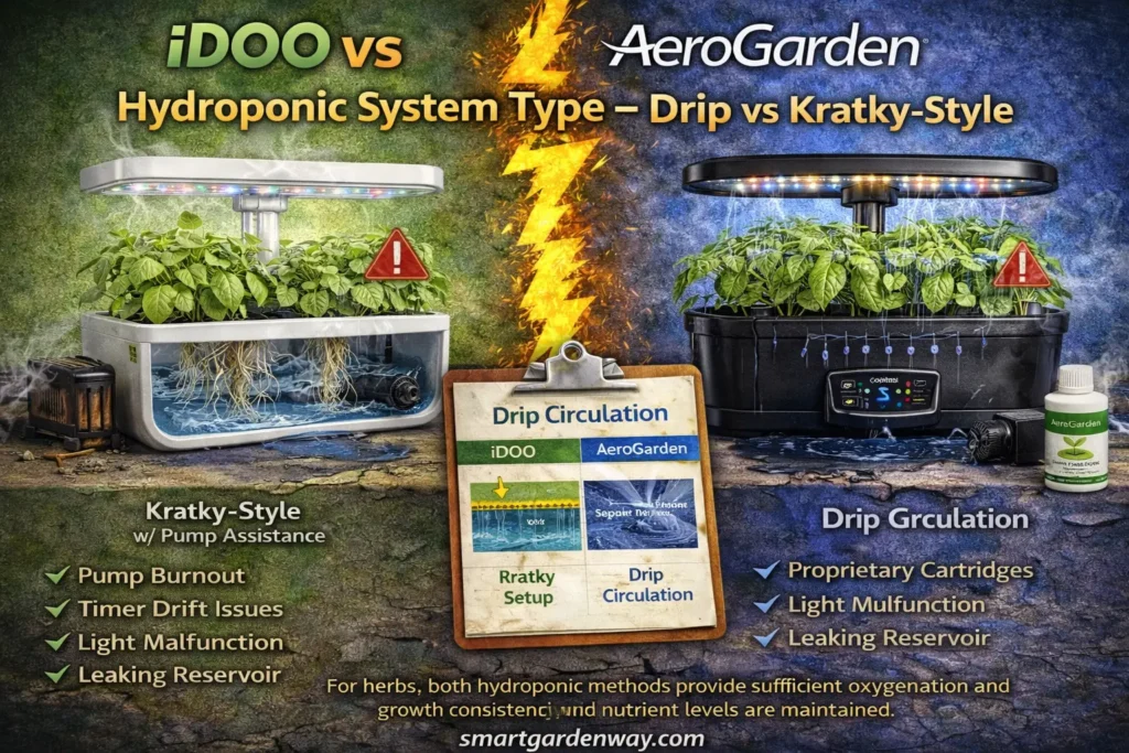 Hydroponic System Type – Drip vs Kratky-Style