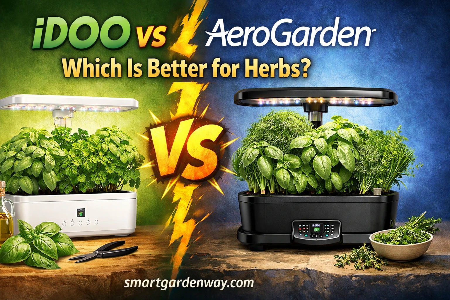 iDOO vs AeroGarden: Which Is Better for Herbs?