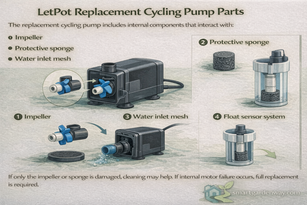 LetPot Replacement Cycling Pump Parts