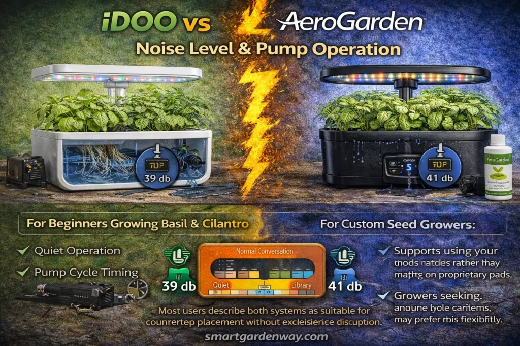Noise Level & Pump Operation