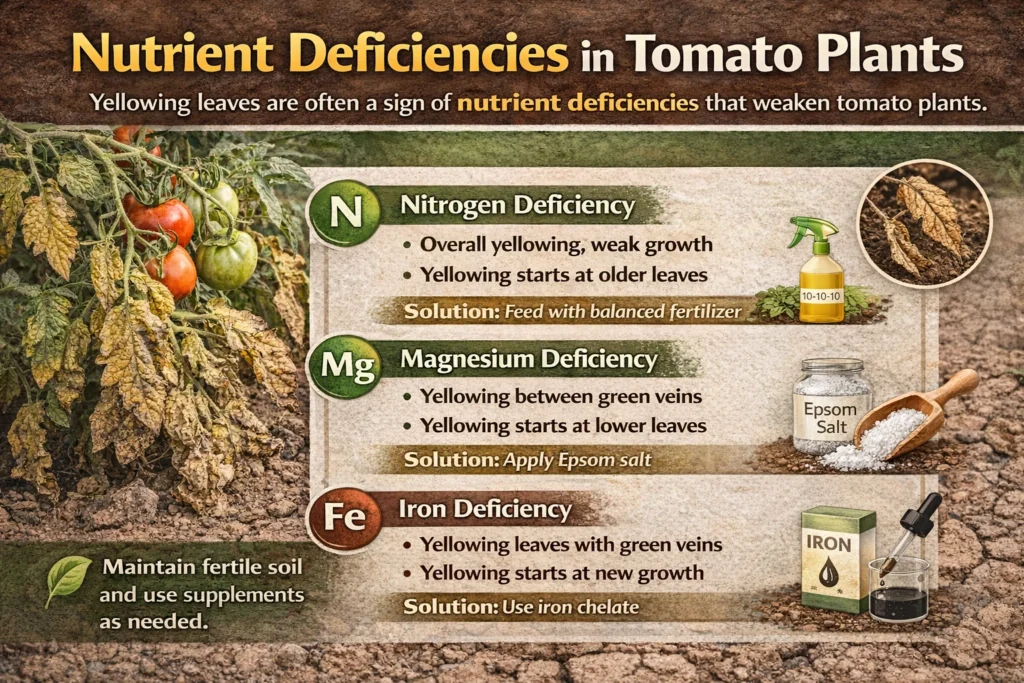Nutrient Deficiencies in Tomato Plants