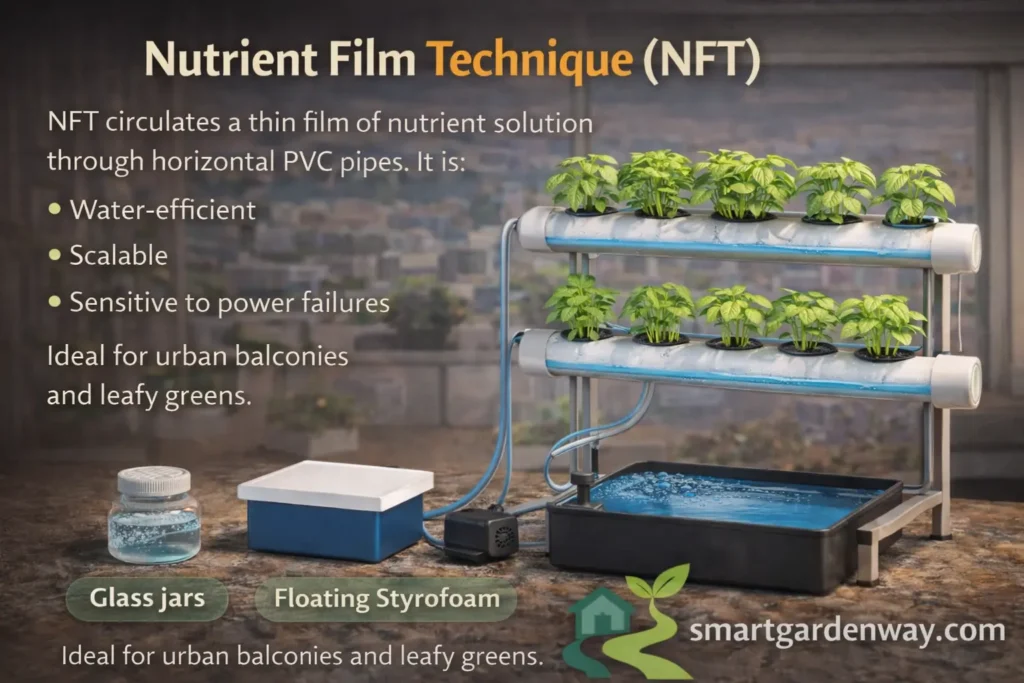Nutrient Film Technique (NFT)