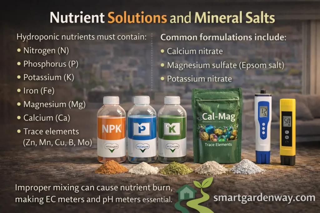 Nutrient Solutions and Mineral Salts