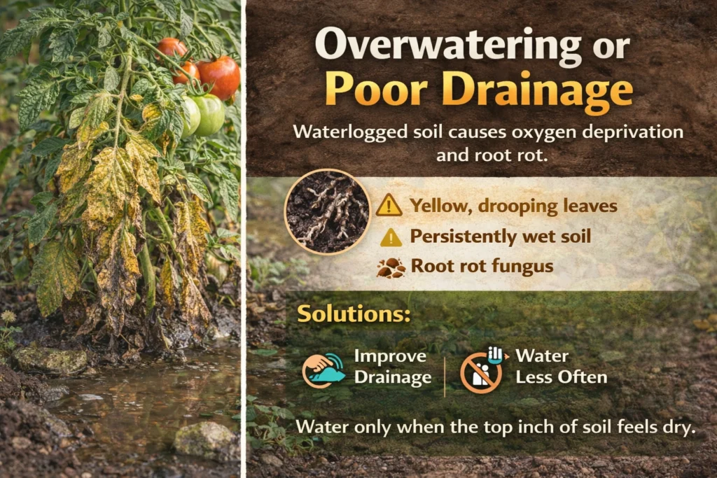 Overwatering or Poor Drainage