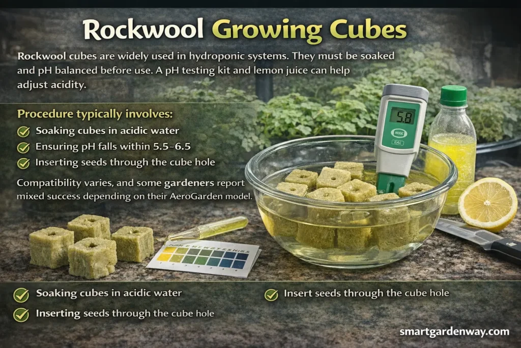 Rockwool Growing Cubes