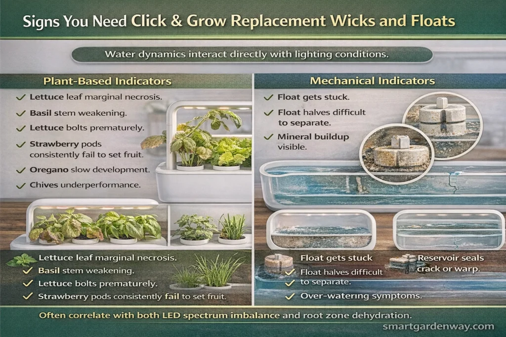 Signs You Need Click & Grow Replacement Wicks and Floats