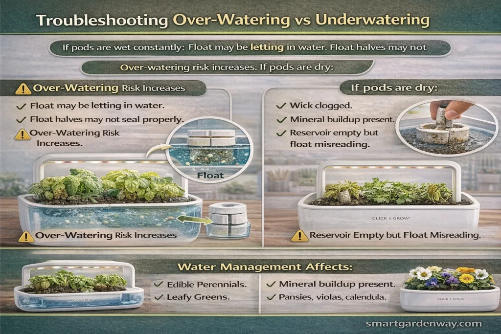 Troubleshooting Over-Watering vs Underwatering