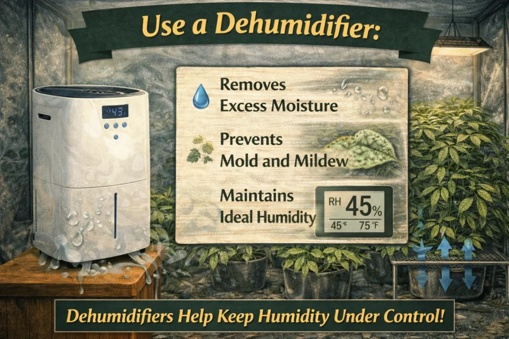 Use a dehumidifier