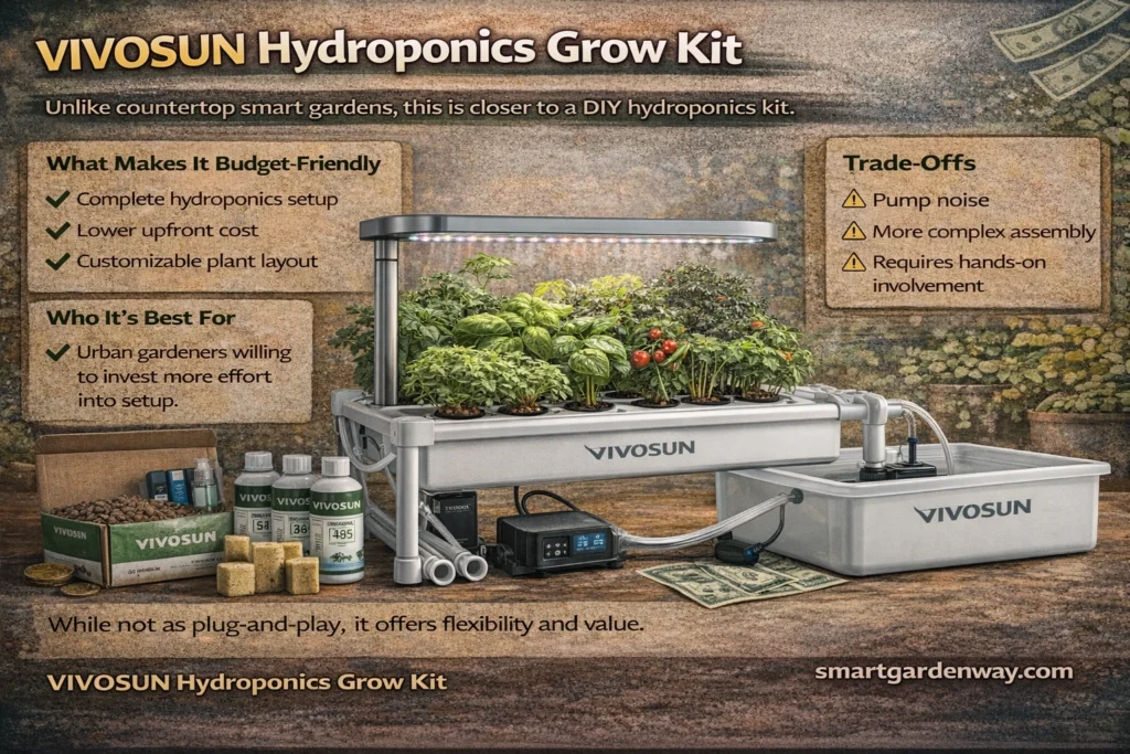VIVOSUN Hydroponics Grow Kit