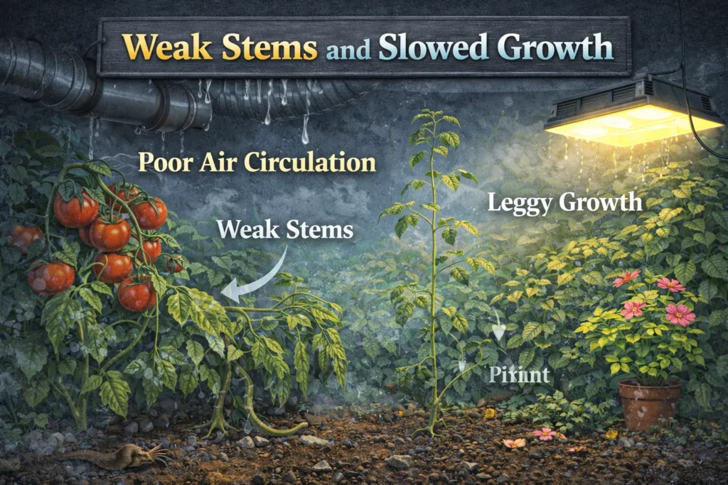Weak Stems and Slowed Growth