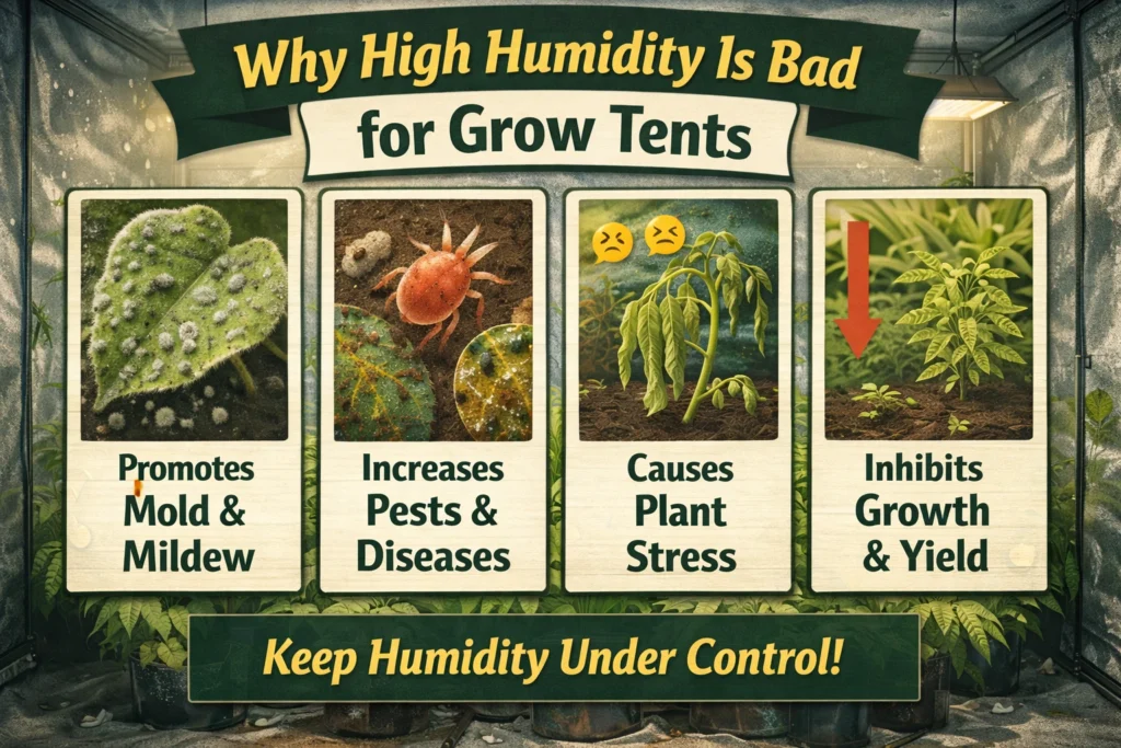 Why High Humidity Is Bad for Grow Tents