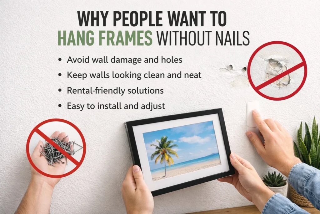 Why People Want to Hang Frames Without Nails