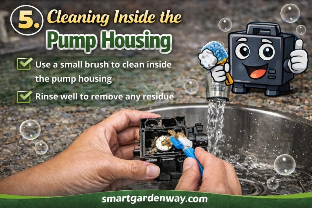 Cleaning Inside the Pump Housing