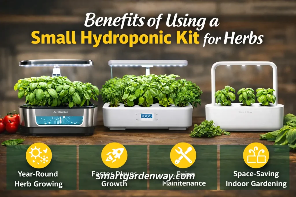 Benefits of Using a Small Hydroponic Kit for Herbs