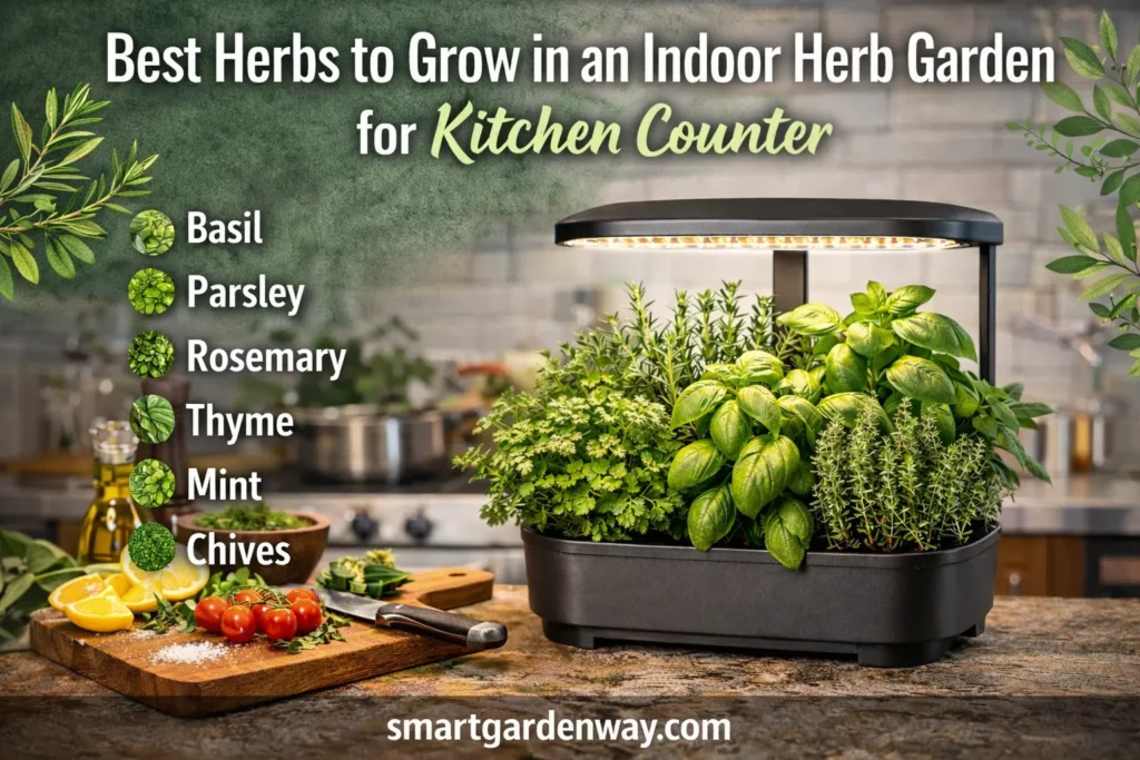 Best Herbs to Grow in an Indoor Herb Garden for Kitchen Counter