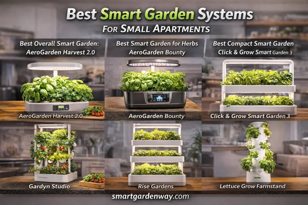 Best Smart Garden Systems for Small Apartments