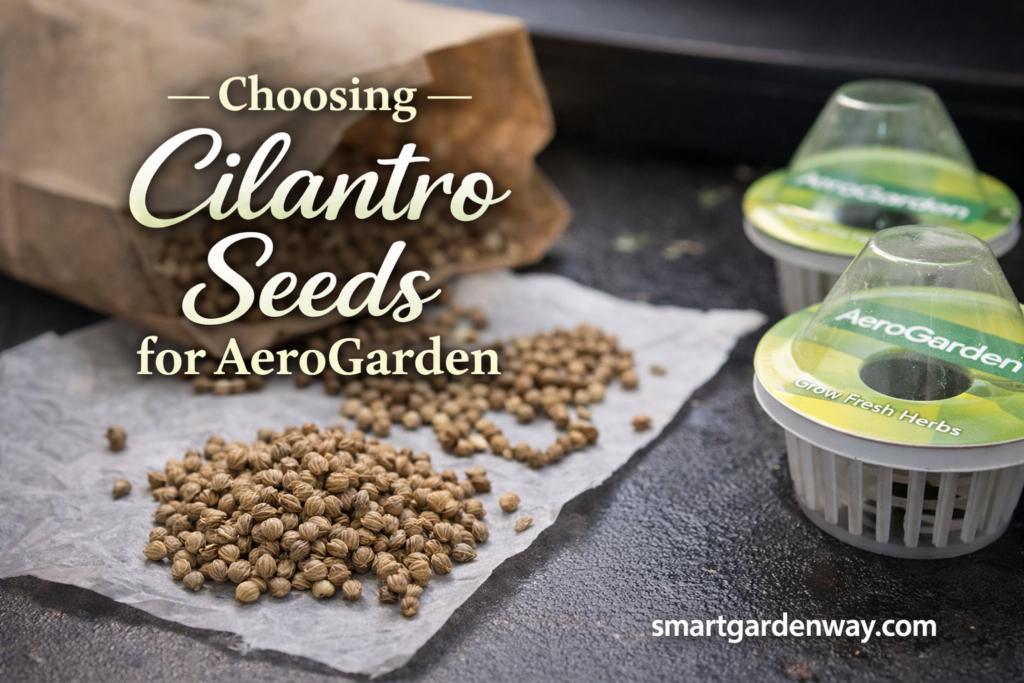 Choosing Cilantro Seeds for AeroGarden