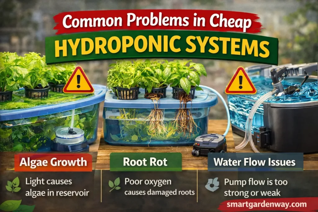 Common Problems in Cheap Hydroponic Systems