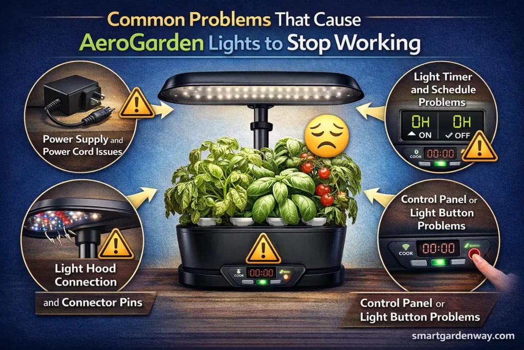 Common Problems That Cause AeroGarden Lights to Stop Working