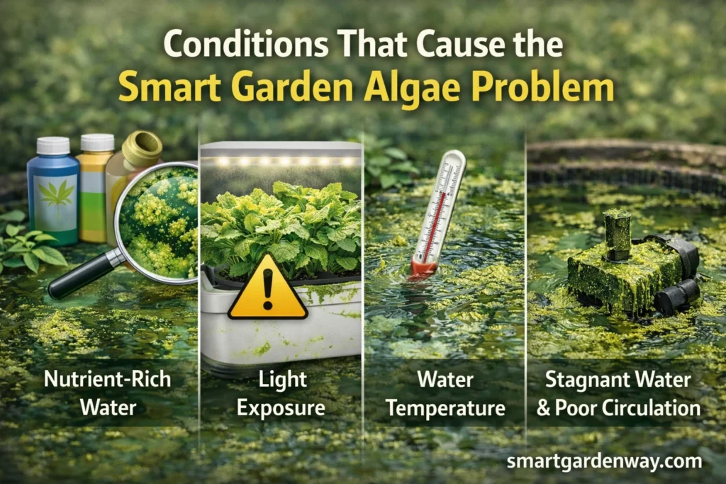 Conditions That Cause the Smart Garden Algae Problem