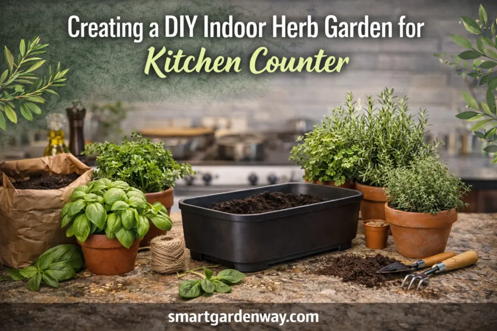 Creating a DIY Indoor Herb Garden for Kitchen Counter
