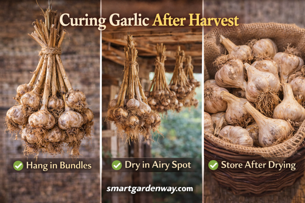 Curing Garlic After Harvest
