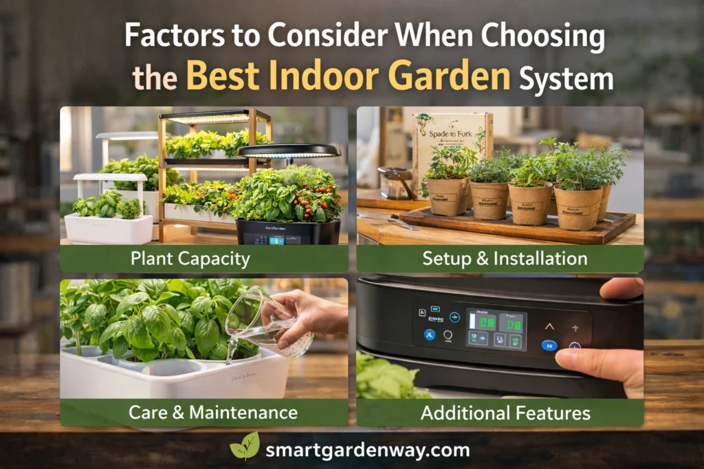 Factors to Consider When Choosing the Best Indoor Garden System
