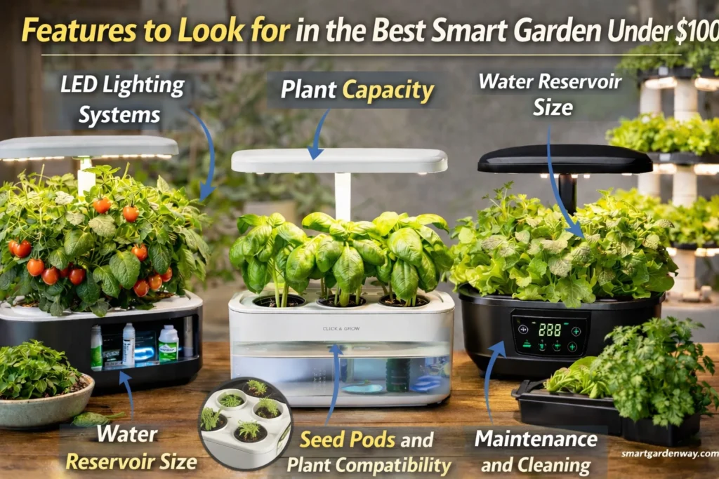 Features to Look for in the Best Smart Garden Under $100
