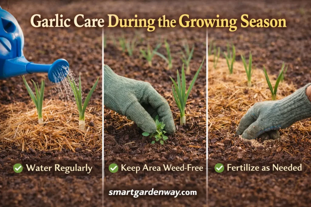 Garlic Care During the Growing Season