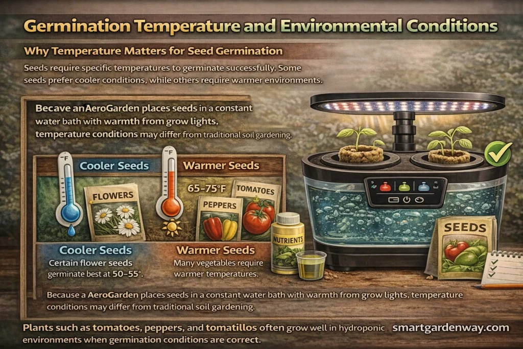 Germination Temperature and Environmental Conditions