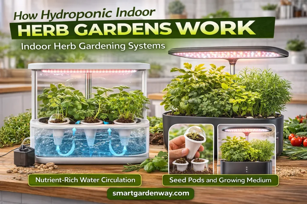 How Hydroponic Indoor Herb Gardens Work