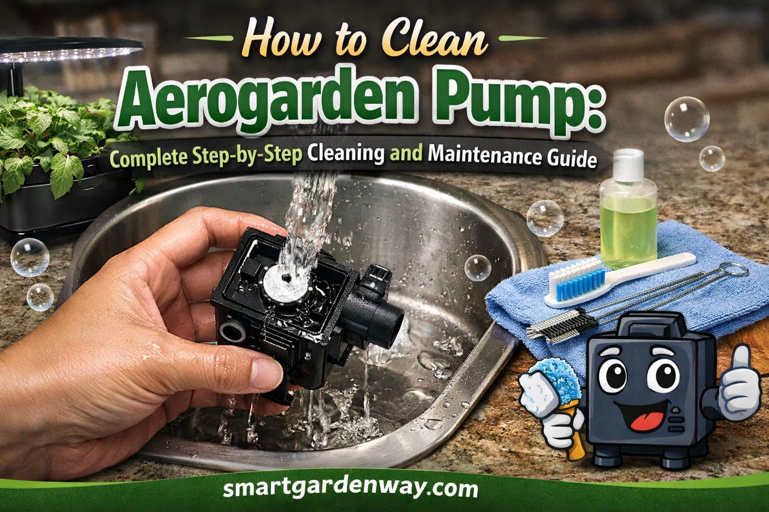How to Clean Aerogarden Pump