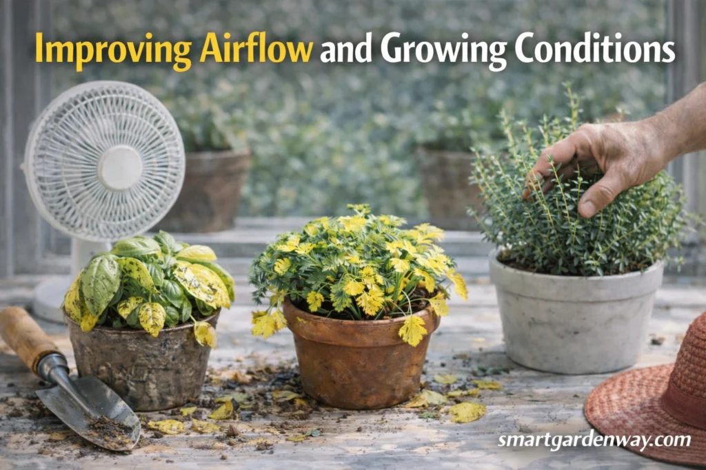 Improving Airflow and Growing Conditions