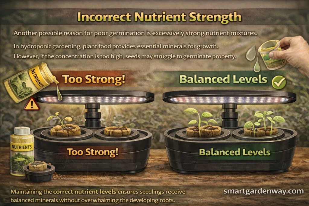 Incorrect Nutrient Strength